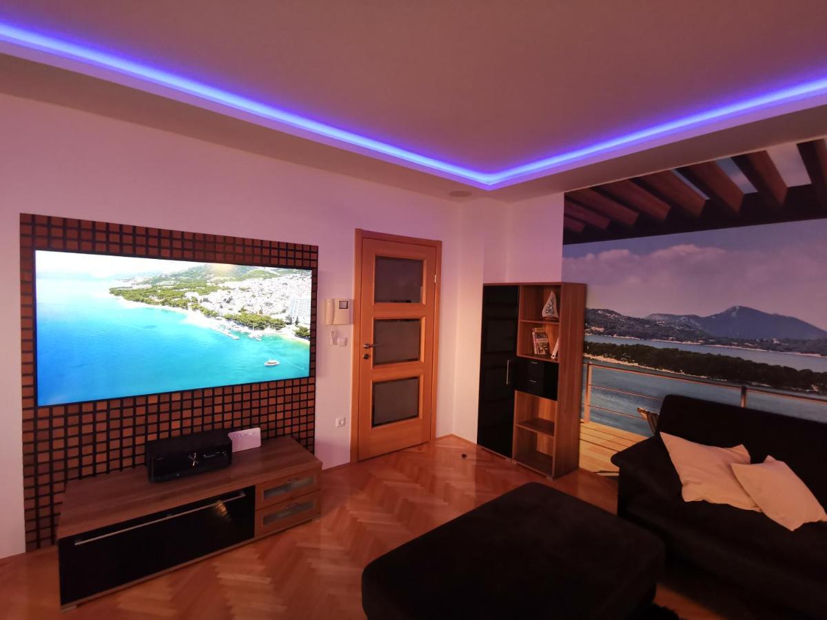 Apartment Makarska, Panoramic Sea & Mountains View, Cucek Dış mekan fotoğraf