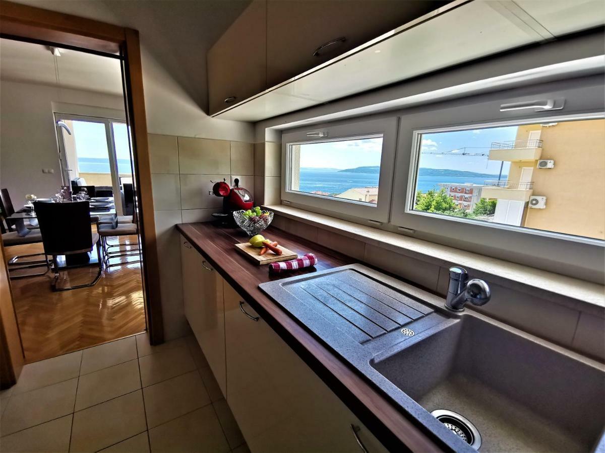 Apartment Makarska, Panoramic Sea & Mountains View, Cucek Dış mekan fotoğraf