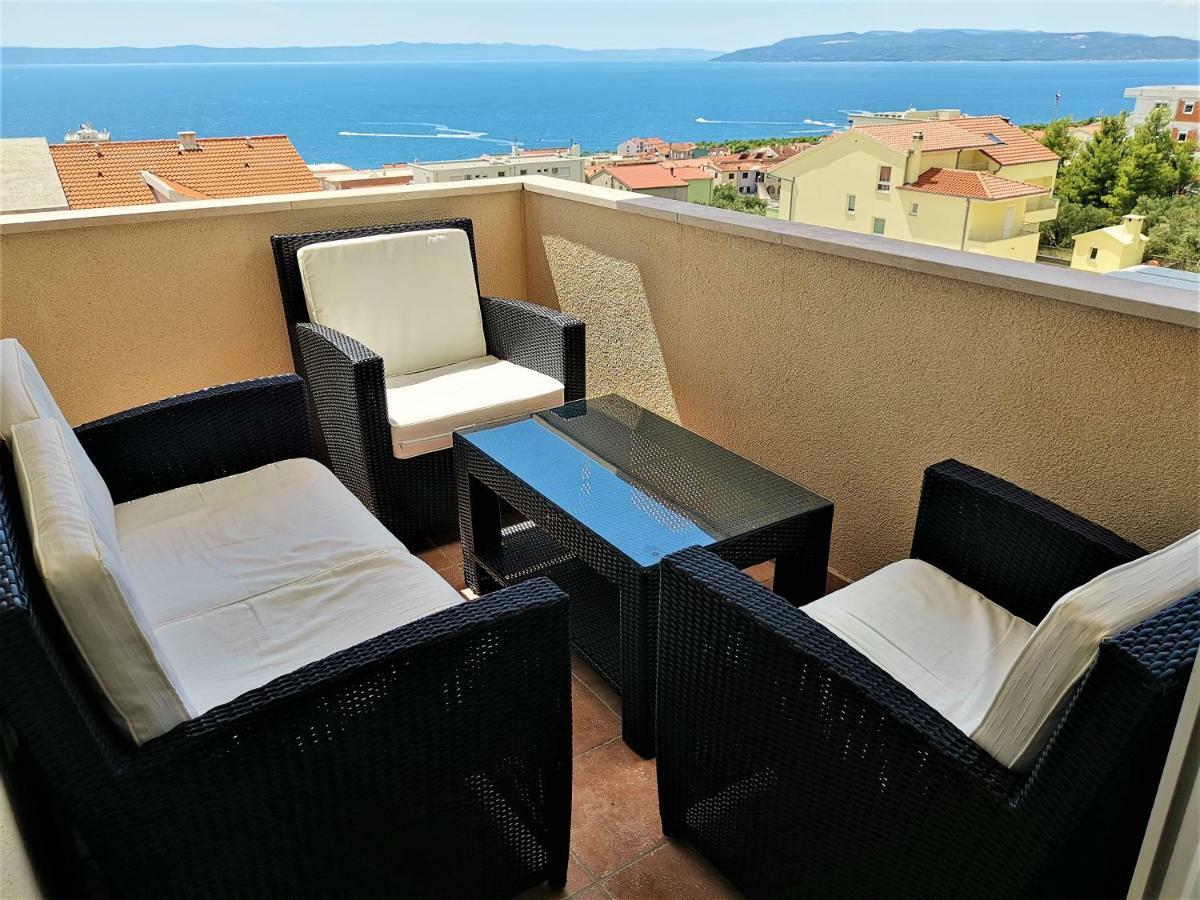 Apartment Makarska, Panoramic Sea & Mountains View, Cucek Dış mekan fotoğraf
